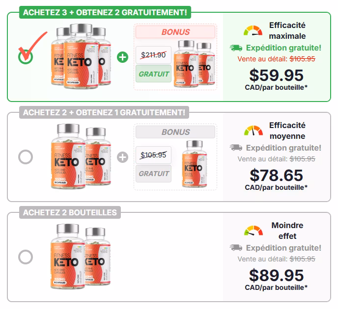 fitness keto checkout french